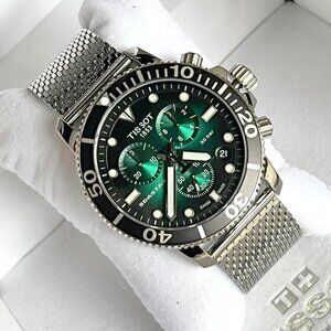 Tissot Men’s Seastar 1000 Quartz Chronograph Watch (T120.417.11.091.00) NEW